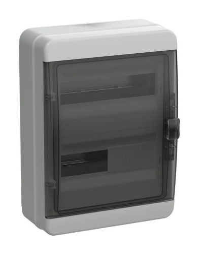 Корпус пластиковый КМПн-24 IP65 TEKFOR (TF5-KP72-N-24-65-K03-K02). Корпус модульный пластиковый черная прозрачная дверь. IEK в Кургане