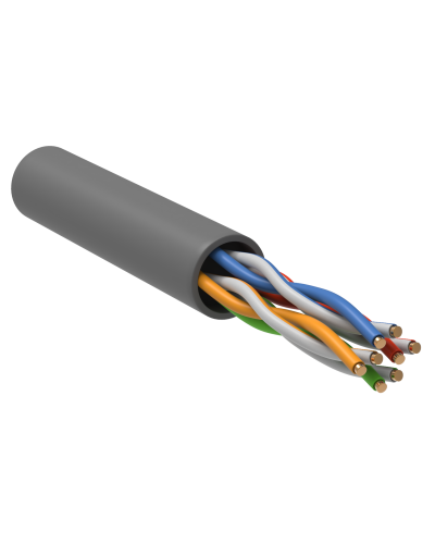 GENERICA U/UTP кат.5E 24AWG 4 пары PVC серый (BC1-C5E04-111-305-R-G). Кабель «витая пара» (LAN) для структурированных систем связи. IEK в Кургане