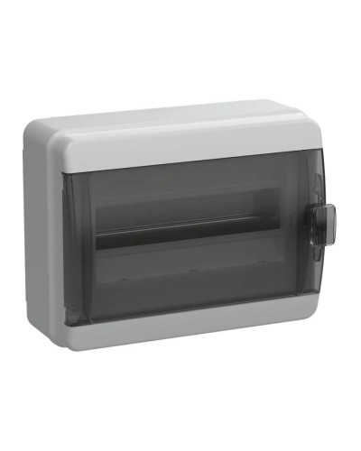 Корпус пластиковый КМПн-12 IP65 TEKFOR (TF5-KP72-N-12-65-K03-K02). Корпус модульный пластиковый черная прозрачная дверь. IEK в Кургане