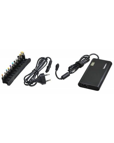 Блок питания Ippon SD90U автоматический 90W 15V-19.5V 11-connectors 4.5A 1xUSB 2.1A, LCD индикатор (705053). Блок питания. Ippon в Кургане