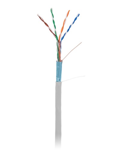 F/UTP 4pair, Cat5e, In,PVC (EC-UF004-5E-PVC-GY-1). Кабель «витая пара» (LAN) для структурированных систем связи. NETLAN в Кургане