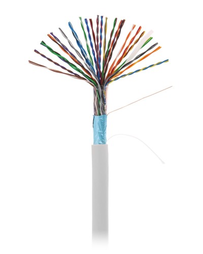 F/UTP 25pair, Cat5, In, PVC (EC-UF025-5-PVC-GY-3). Кабель «витая пара» (LAN) для структурированных систем связи. NETLAN в Кургане
