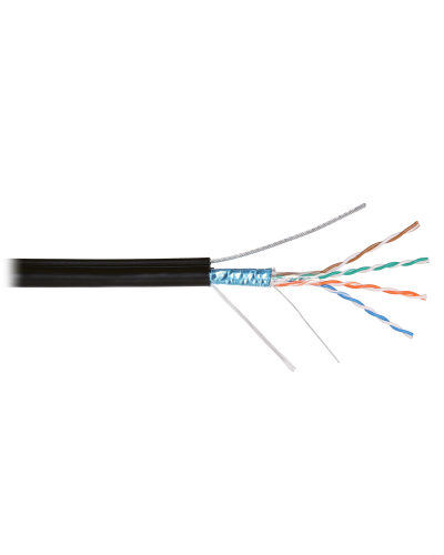 F/UTP 4pair, Cat5e, Solid, Out, SW, PVC (NMC 4905B-BK). Кабель «витая пара» (LAN) для структурированных систем связи. NIKOMAX в Кургане
