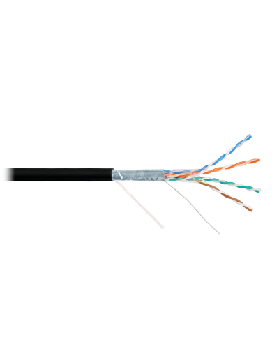 F/UTP 4pair, Cat5e, Solid, In/Out, нг(А)-HF (NMC 9200C-BK). Кабель «витая пара» (LAN) для структурированных систем связи. NIKOMAX в Кургане