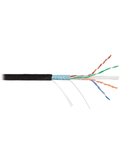 F/UTP 4pair, Cat6a, Solid, In/Out, нг(А)-HF (NMC 4255C-BK). Кабель «витая пара» (LAN) для структурированных систем связи. NIKOMAX в Кургане