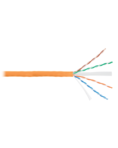 U/UTP 4pair, Cat6, Solid, In, нг(А)-HF (NMC 4140C-OR). Кабель «витая пара» (LAN) для структурированных систем связи. NIKOMAX в Кургане
