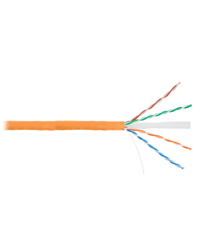 U/UTP 4pair, Cat6, Solid, In, нг(А)-HF (NMC 9140C-OR). Кабель «витая пара» (LAN) для структурированных систем связи. NIKOMAX в Кургане