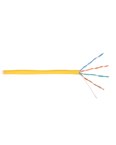 U/UTP 4pair, Cat5e, Solid, In, PVC (NMC 4100A-YL). Кабель «витая пара» (LAN) для структурированных систем связи. NIKOMAX в Кургане