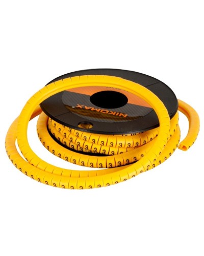 NMC-CMR-8-YL-500 (500шт). Маркер кабельный. NIKOMAX в Кургане