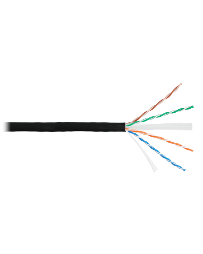 U/UTP 4pair, Cat6, Solid, Out, PVC (NMC 4140B-BK). Кабель «витая пара» (LAN) для структурированных систем связи. NIKOMAX в Кургане
