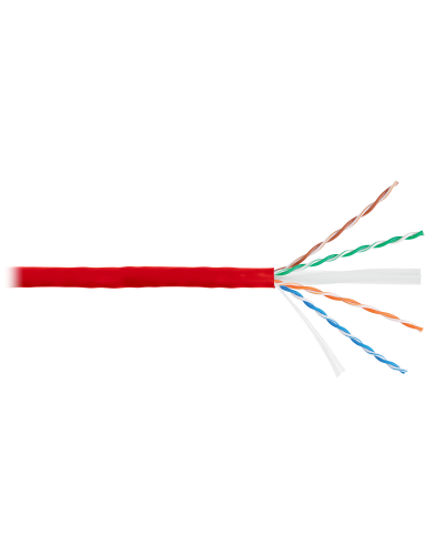 U/UTP 4pair, Cat6, Solid, In, нг(А)-HF (NMC 4140C-RD). Кабель «витая пара» (LAN) для структурированных систем связи. NIKOMAX в Кургане