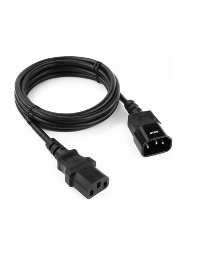 NTSS-PC13142 C13-С14 проводник.:3х0.75мм2 1.8м 220/250В 10А черный. Кабель питания. NTSS в Кургане