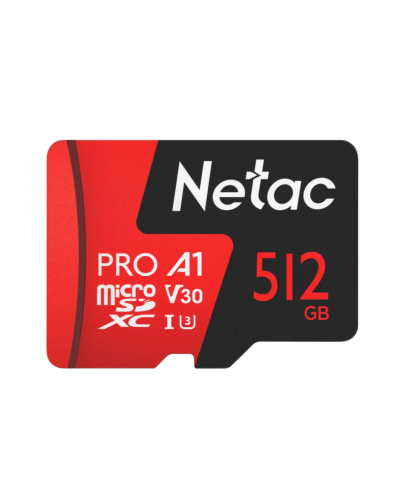 NT02P500PRO-512G-R. Карта памяти microSDXC, 512 ГБ, Class 10. Netac в Кургане