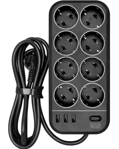 SP-08 USB03AB 3,0 M. Сетевой фильтр. POWERCOM в Кургане