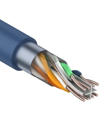 F/UTP, CAT 6, PVC, 4PR, 23AWG, омедненный INDOOR, SOLID, серый, 305м, PROconnect (01-0147-3). Кабель «витая пара» (LAN) для структурированных систем связи. PROCONNECT в Кургане