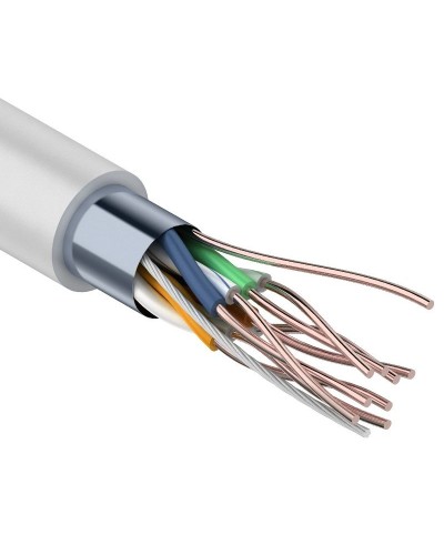 F/UTP Light, CAT 5, PVC, 4PR, 26AWG, INDOOR, SOLID, серый, 305м, PROconnect (01-0148). Кабель «витая пара» (LAN) для структурированных систем связи. PROCONNECT в Кургане
