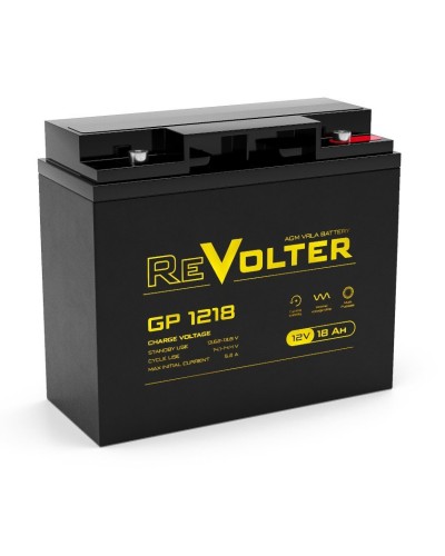 Revolter GP 1218. Аккумулятор автомобильный герметичный свинцово-кислотный. Revolter в Кургане