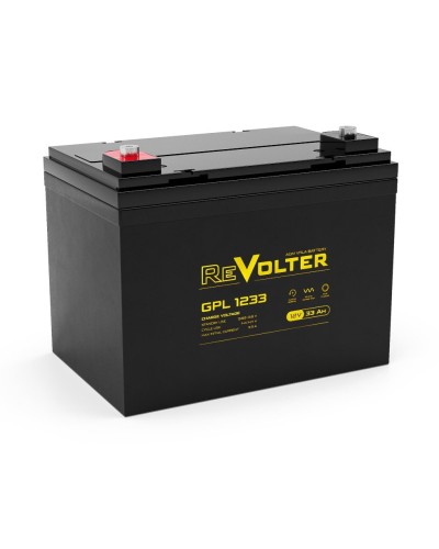 Revolter GPL 1233. Аккумулятор автомобильный герметичный свинцово-кислотный. Revolter в Кургане
