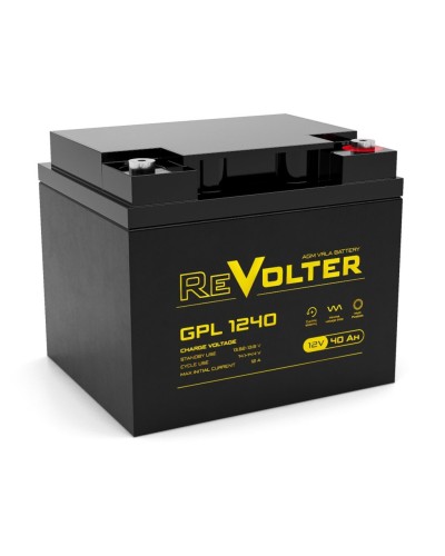 Revolter GPL 1240. Аккумулятор автомобильный герметичный свинцово-кислотный. Revolter в Кургане