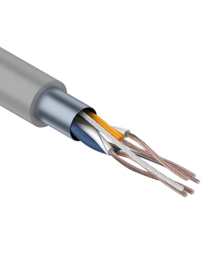 F/UTP, CAT 5e, PVC, 2PR, 24AWG, INDOOR, STRANDED, серый, 305м, REXANT (01-0125). Кабель «витая пара» (LAN) для структурированных систем связи. Rexant в Кургане