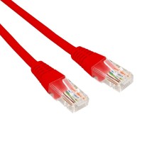 Патч-корд U/UTP CAT 6, RJ45-RJ45, 26AWG, LSZH, красный, 2м REXANT (02-0293-2). Патч-корд UTP. Rexant