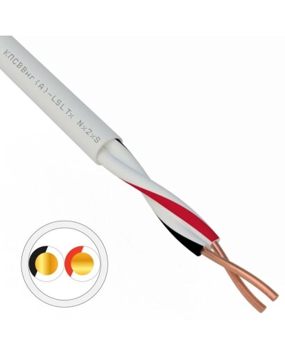 КПСВВнг(А)-LSLTx 1х2х0,5 REXANT (01-4870). Кабель для систем передачи данных пониженной пожароопасности c низким дымо- и газовыделением, с низкой токсичностью продуктов горения. Rexant в Кургане