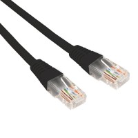Патч-корд U/UTP CAT 6, RJ45-RJ45, 26AWG, LSZH, черный, 1м REXANT (02-0292-1). Патч-корд UTP. Rexant