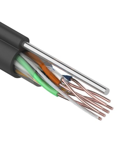 U/UTP 4PR 24AWG CAT5e 305м OUTDOOR+ТРОС*1 REXANT (01-0046). Кабель «витая пара» (LAN) для структурированных систем связи. Rexant в Кургане