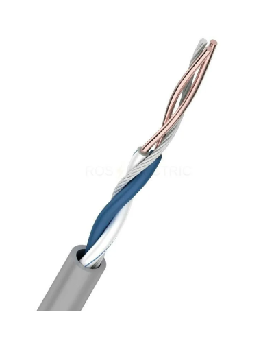 U/UTP, CAT 5e, PVC, 1PR, 24AWG, INDOOR, SOLID, серый, 305м REXANT (01-0002). Кабель «витая пара» (LAN) для структурированных систем связи. Rexant в Кургане