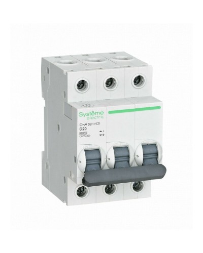 City9 Set 3P 20А 4.5kA С (C9F34320). Автоматический выключатель. Systeme Electric в Кургане