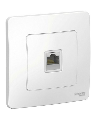 BLANCA розетка RJ45 1-местная, кат. 5Е, скрытой установки, белый (BLNIS045001). Розетка компьютерная. Systeme Electric в Кургане