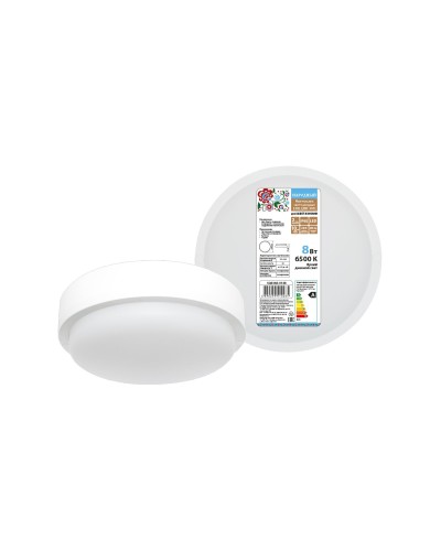ДПП 3901 8Вт 6500К IP65 белый круг (SQ0366-0148). Светодиодный светильник LED. TDM ЕLECTRIC в Кургане