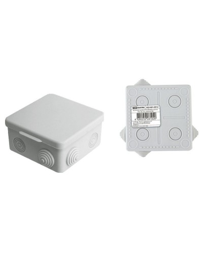 Коробка ОП 80х80х50мм, крышка, IP54, 7вх. (SQ1401-0512). Распаячная коробка. TDM ЕLECTRIC в Кургане