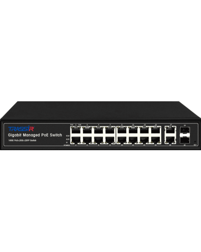 TR-NS24202S-300-16PoE. Коммутатор с PoE. Trassir в Кургане