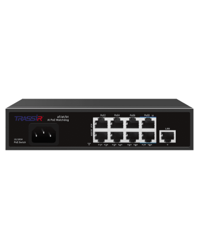 TR-NS1109-120-8PoE. Коммутатор с PoE. Trassir в Кургане