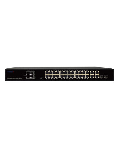 TR-NS14282C-370-24POE. Коммутатор с PoE. Trassir в Кургане