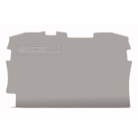 WAGO 2004-1291 пластина торцевая серая. Пластина торцевая на DIN-рейку. WAGO
