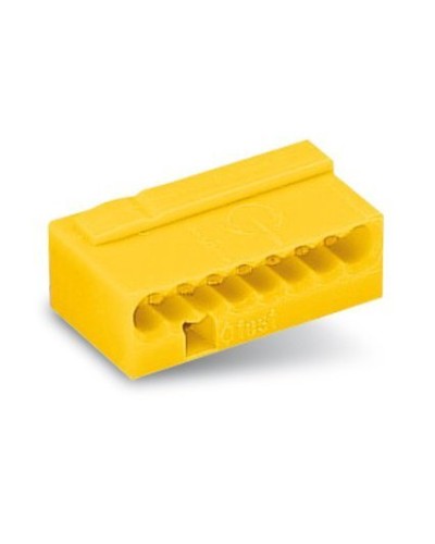 WAGO 243-508 Клемма MICRO 8-проводная желтая. Клемма для распределительных коробок. WAGO в Кургане