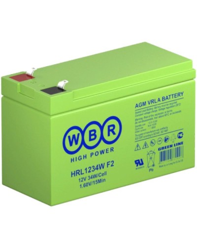 WBR HRL1234W F2. Аккумулятор герметичный свинцово-кислотный. WBR в Кургане