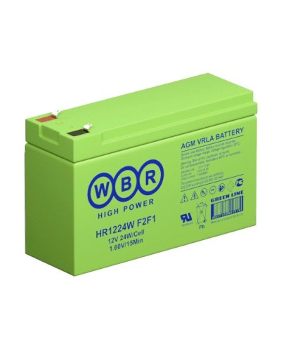 WBR HR1224W F2F1. Аккумулятор герметичный свинцово-кислотный. WBR в Кургане