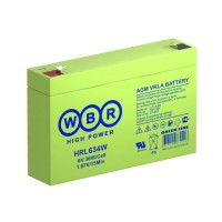 WBR HRL634W. Аккумулятор герметичный свинцово-кислотный. WBR