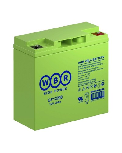 WBR GP12200. Аккумулятор герметичный свинцово-кислотный. WBR в Кургане