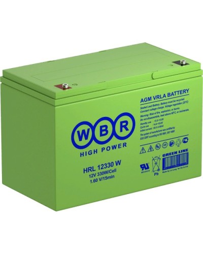 WBR HRL12330W. Аккумулятор герметичный свинцово-кислотный. WBR в Кургане