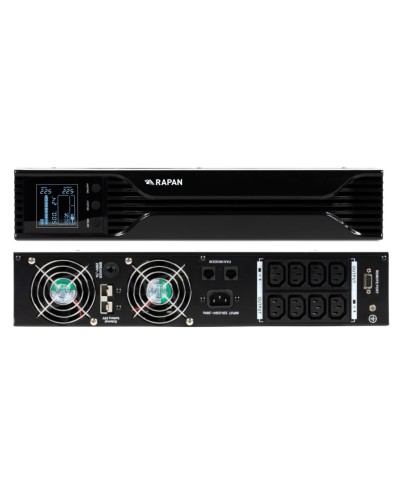 RAPAN-UPS 1000 RACK+2х9Ah (RAPAN-UPS 1000-RACK-IN-2х9-E) (8958). Бесперебойный источник питания. Бастион в Кургане