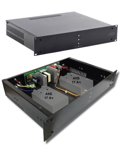 СКАТ-1200И7 RACK (СКАТ ИБП-12/5-2x17-RACK) (2142). Источник вторичного электропитания резервированный. Бастион в Кургане