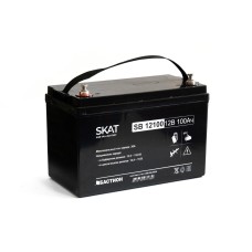 SKAT SB 12100 (2542). Аккумулятор герметичный свинцово-кислотный. Бастион