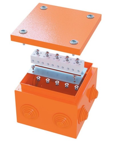 Коробка FS 150х150х80 6P (FSK31610): Коробка ответвительная огнестойкая стальная в Кургане