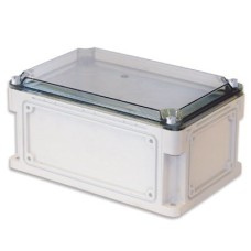 Корпус RAM box 600х300х160, высота крышки 35 мм, IP67 (563311). Корпус с фланцами и прозрачной крышкой, без монтажной платы. ДКС