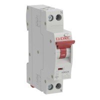 YON max MDR, 1P+N, 30mA, 6A, 6kA, А (MDR32N-1N2C6-A). Компактный автоматический выключатель дифференциального тока. ДКС