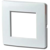 Рамка на 2 модуля (одноместная), белая (75010W): Рамка одноместная, Brava